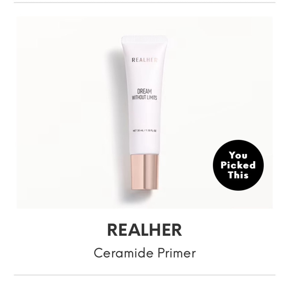 RealHer Cerimide Makeup Primer